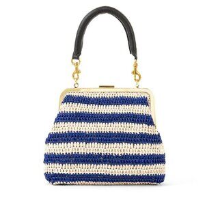 NWT Clare V. Flore Raffia Bag